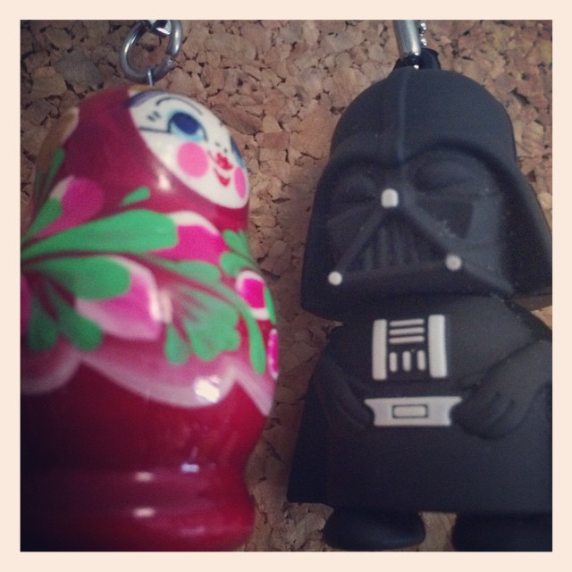 Carol, Darth Vader is saying that he wanna stay here... I don't imagine his motivations... Just telling you...    Матрешка